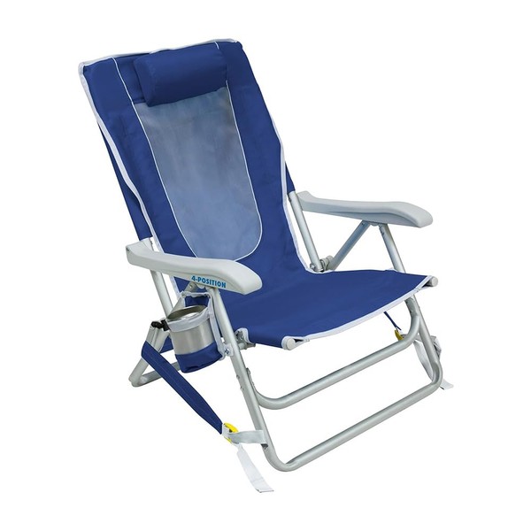 GCI OUTDOOR Backpack Beach Chair | Reclining Folding Chair with