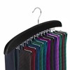 SunTrade Wooden Tie Hanger,24 Tie Organizer Rack Hanger Holder Hook