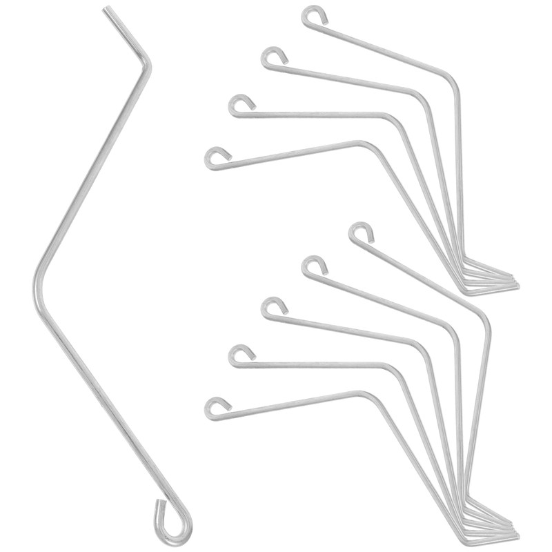 10-Piece Stainless Steel Beehive Spring Clip Connector Set