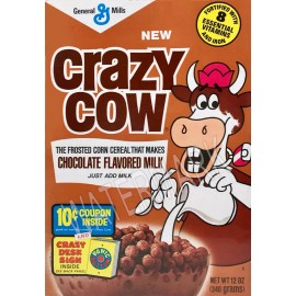 General Mills Crazy Cow Cereal Chocolate Quality Metal Magnet 3 x 4 inches 8883