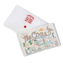 Catstudio Mississippi Coast Dish & Hand Towel | Great for Kitchen, Bar, & Bathroom