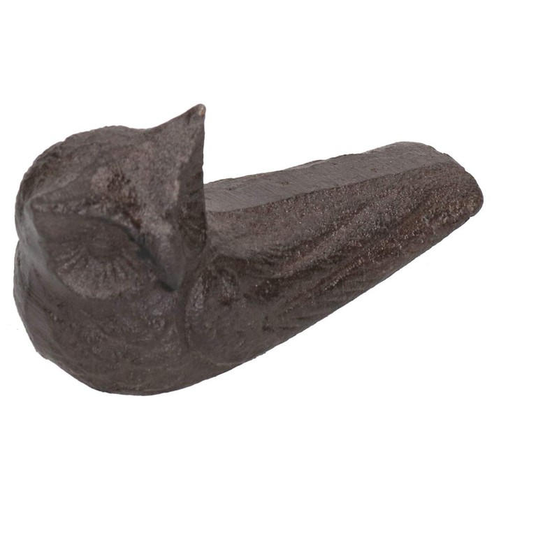 Owl Door Stop Cast Iron Doorstop Stopper Wedge Animal House