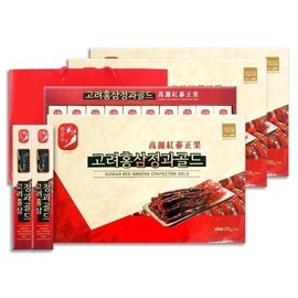 Hansamsu Korean red ginseng tablets and red ginseng roots, 3 boxes of 300g for gifts / 한삼수 고려홍삼 정과 홍삼한뿌리 선물용 300g 3박스