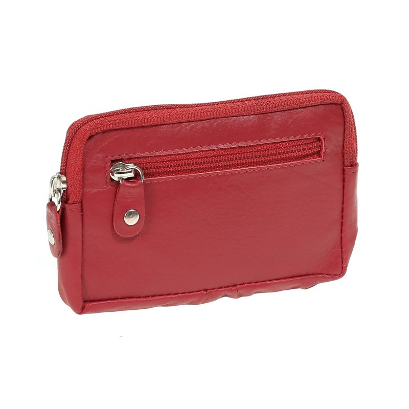 Keycase LEAS, Genuine Leather, red - ''LEAS Special Edition''