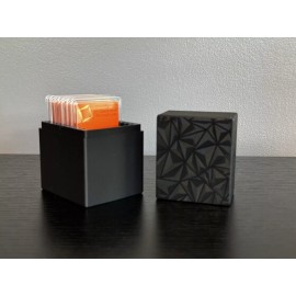 Storage Solutions 3DP Black Storage Box Holds 10x Pamp Precious Metal Assay Cards