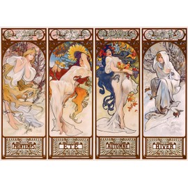Interdruk PUZ1000A1M Mucha Puzzle, 67 x 48 cm