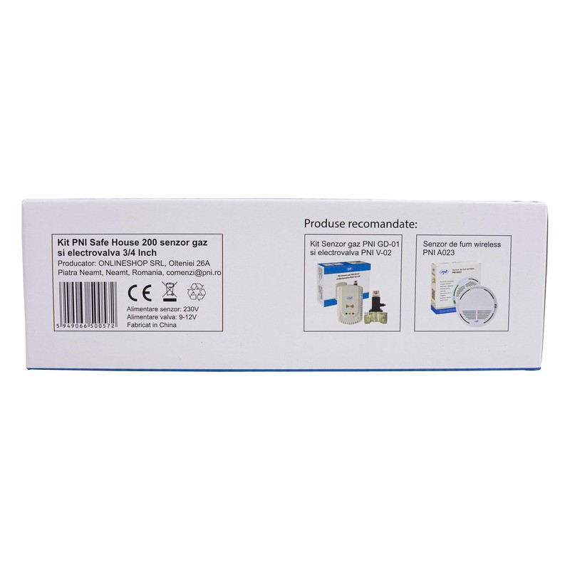 PNI Safe House 200 Solenoid Valve Sensor Kit 3/4"