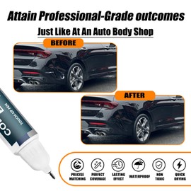 Aurora Black Pearl(ABP) Touch Up Paint Compatible with Kia, Car Paint Pen Scratch Repair Two-In-One Touch Up Paint, Premium Car Scratch Remover for Deep Scratches