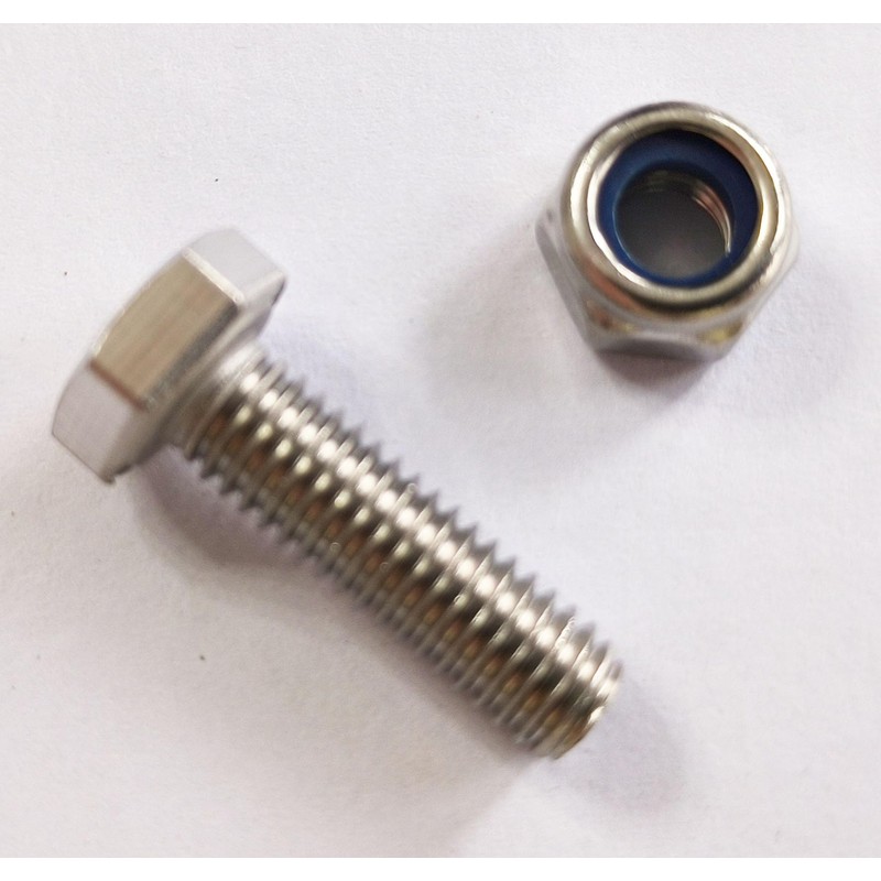 MEEIHUI (20 Sets) Auger Shear Pins Bolts and Nuts Steel