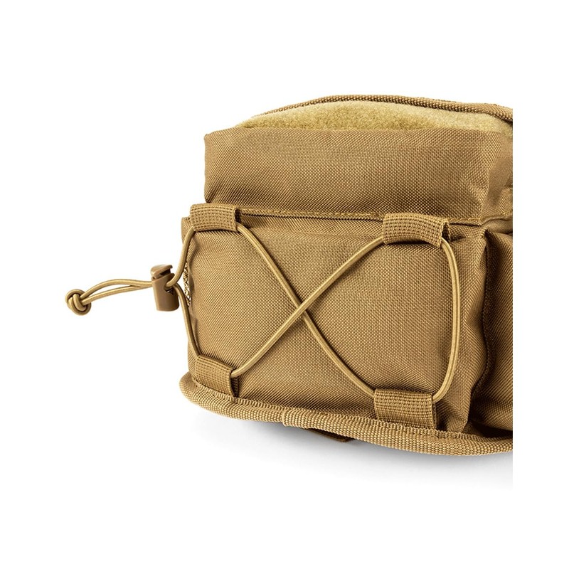 Brandit Side Pocket Molle Travel Side Bag, camel, Unit size,