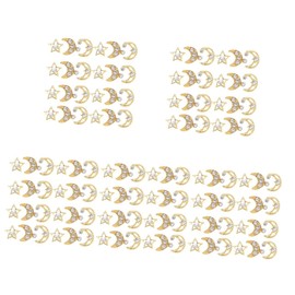 Healeved 150pcs Nail Charms for Nail Art Decorative Rhinestone Ornaments for DIY Designs Elegant Star and Moon Decorations for Unique Style