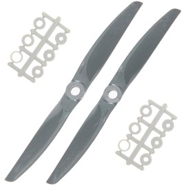 XOAR x Gemfan RC Propellers Vortex 8x4 8 Inch 2 Blade Electric Glass Fiber Nylon Propeller for Electric RC Planes (8 x 4, Tractor, Pack of 2)