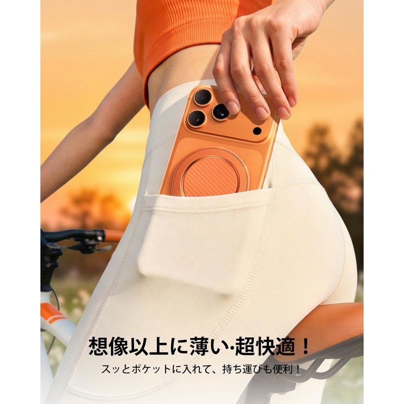【Ultra-thin 2.5mm·MagRing Slim】Andobil Phone Grip Magsafe MagSafe Ring Slim Type【Ultra-strong