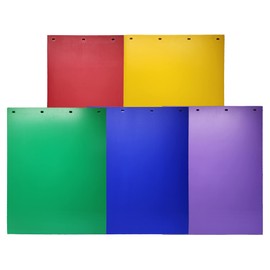 24 x 30 Semi Truck Mud Flaps by Pair - Weatherproof Poly - Red - Green - Blue - Purple - Yellow - Extreme Duty (Green)