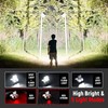 Hopedone LED Hard Hat Light, 800Lumens Rechargeable Dimmable Clip on