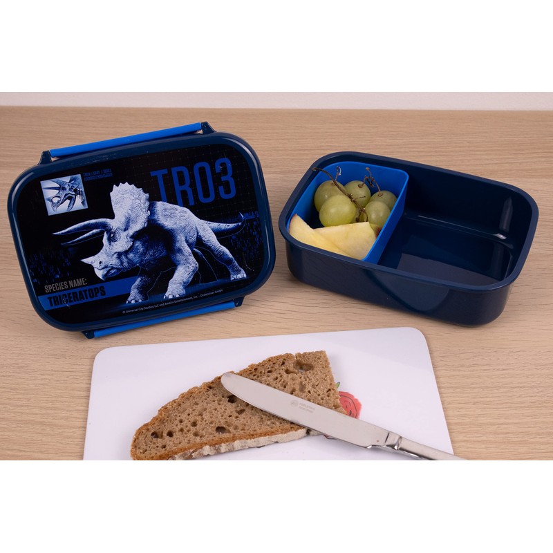 Scooli Lunch Box for Children with Removable Insert - Jurassic