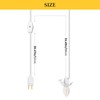 GANGZHIZI 2 Pack Christmas C7 Accessory Cord with Light Bulb,