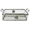 Unbranded Distressed Metal Decorative 10-1/2" Wire Tray Basket with Handles