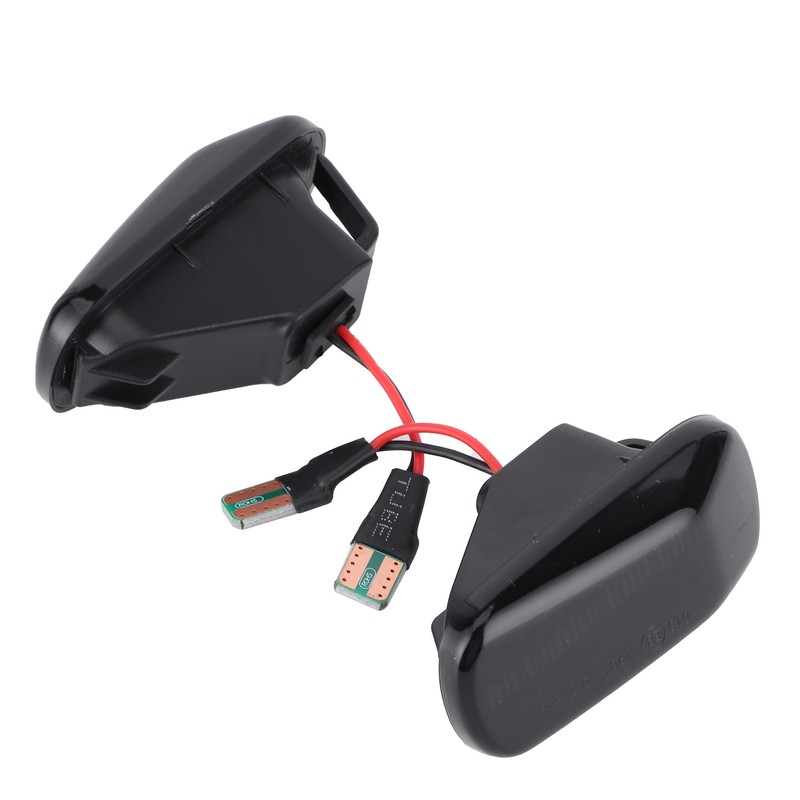 Amber Side Marker Light Fender Turn Signal Lamp 3000K Smoky