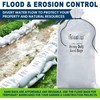 Sand Bags (12 Pack) Empty Sandbags with Ties, Heavy Duty,