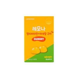 Lemona 레모나 멀티비타민+미네랄 구미(3gx60개) Lemona Multivitamin + Mineral Gummies (3g x 60 pieces)