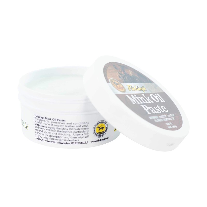 Fiebing's Mink Oil Paste weatherproofer/waterproofer for Boots, Shoes, & Leather