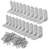 Angle Metal 20 Pieces, Steel Angle, Angle Connector Wood, Metal