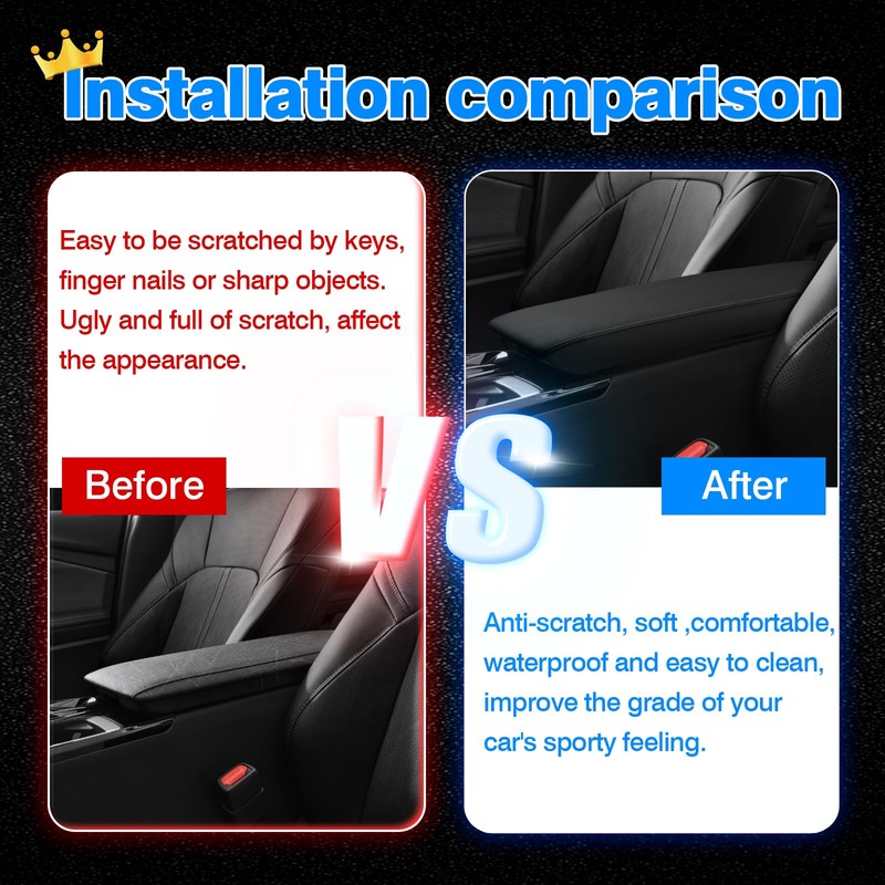 Autorder Center Console Cover for 2025 Toyota Camry Accessories Armrest