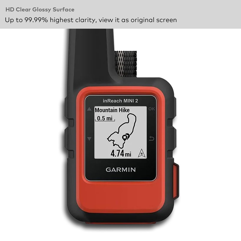 INNOSURE [2-PACK] Premium Glass Screen Protector for Garmin inReach Mini
