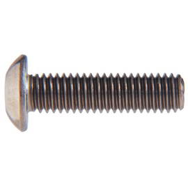 The Hillman Group 44463 M4-0.70 x 12 Metric Stainless Steel Button Socket Cap Screw, 16-Pack