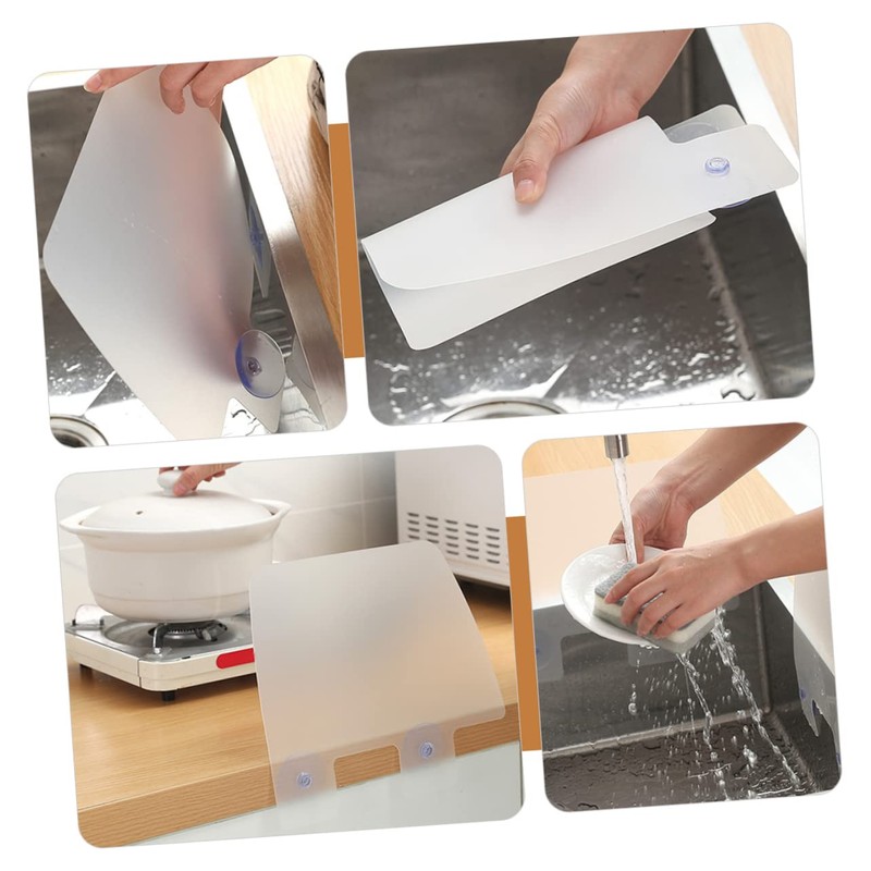 Ipetboom 4pcs Sink Splash Guards Premium Water Shield for Kitchen