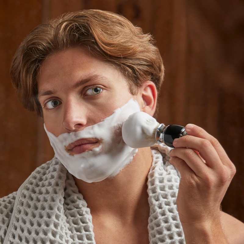 Union Razors SS5 Black Three Piece Straight Shave Kit with