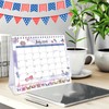 GuassLee Desk Caledar 2025,12 Months Standing Flip Desktop Calendar Covers