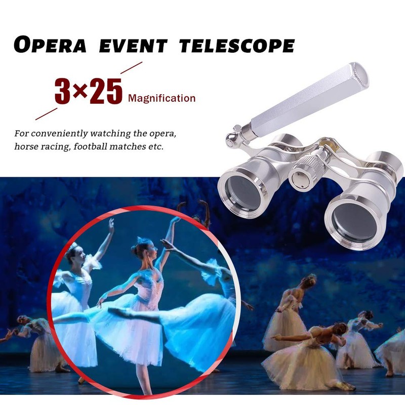 Angeek 3 x 25 Opera Theatre Horse Racing Glasses, Binocular