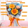Jtoder Forever Flowers for Delivery, Preserved Sunflower Bouquets, Long Lasting