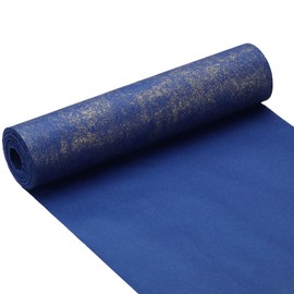 PATIKIL Chinese Xuan Paper Roll 65Ft x 9.1 Inch Half Raw Ripe Chinese Calligraphy Practice Paper Chunlian Duilian Couplets, Blue