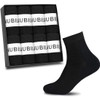 NUBILY Men's Business Socks, Cotton, Breathable, 8 Pair Set, Antibacterial,
