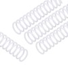 PATIKIL 50 Pack Plastic Spiral Binding Coils, 13mm(1/2") Binding Coils