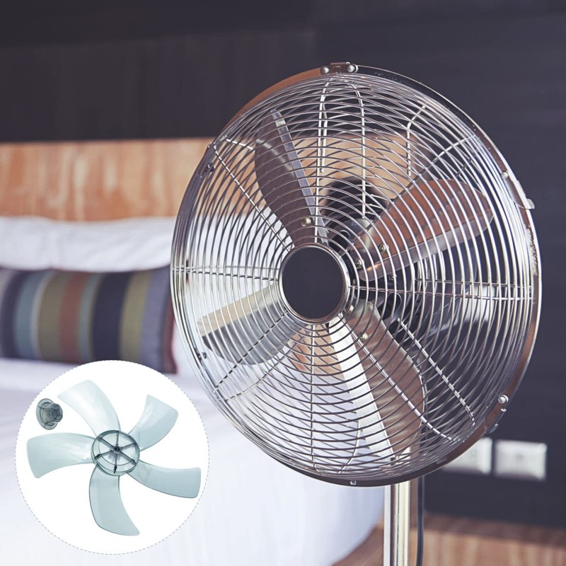 Zerodeko Universal Plastic 5 Leaves Fan Set, Replacement Fan with