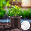 WandaQueen 30 Packs 5 Inch Reinforced Clear Nursery Pots for