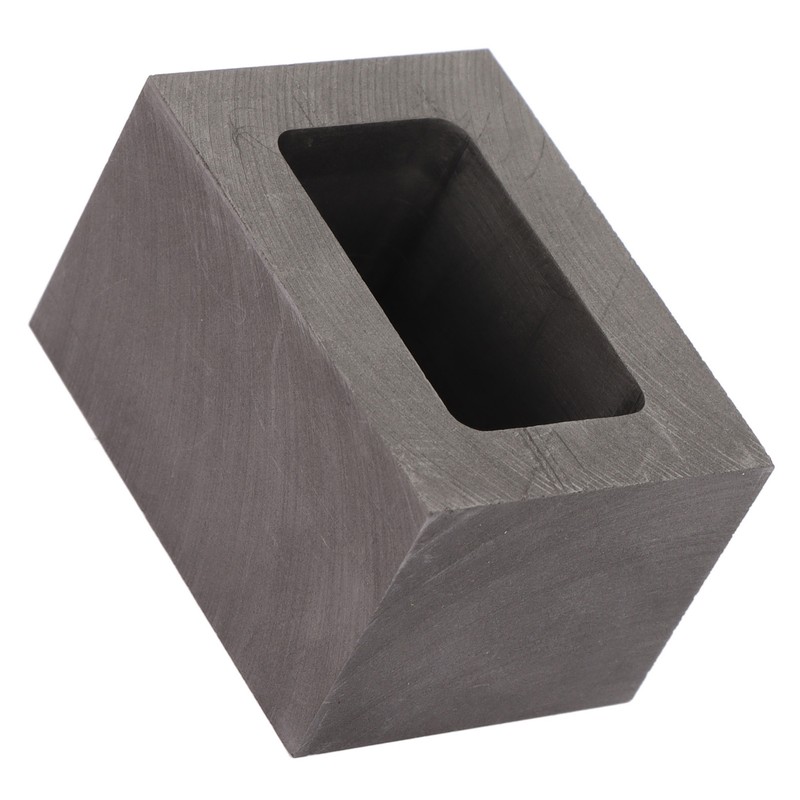 Rectangular Graphite Ingot Mold Jewelry Metal Refining Mould Crucible for