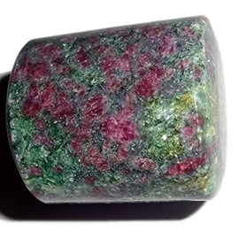 ( Ruby Fuchsite ) 1pc Tumbled and Hand Polished Natural Healing Crystal Gemstone with Beautiful Color & Markings, Collectible, Display or Wrapping Stone