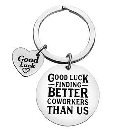 Coworker Leaving Gifts Good Luck Finding Better Coworkers Than Us Keychain Colleague Farewell Gifts Leaving Keychain Good Luck Gifts Going Away Gifts Goodbye Gifts for Coworker