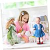 DECHOUS 3 Pcs Vertical Doll Stand Support for Dolls PVC