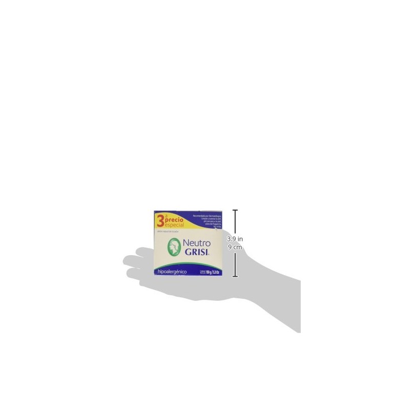 Neutro Jabón Tripack, 150 gr, blanco