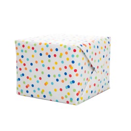 Vibrant Rainbow Polka Dots Gift Wrap - 30" x 5 ft - Premium Quality & Festive Design - Perfect for Birthdays, Showers, & Special Occasions