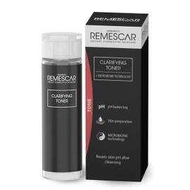 Remescar Clarifying facial toner, 200 ml, prepares the skin for serums and moisturisers, refreshing and gentle facial toner, restores the pH value of the skin