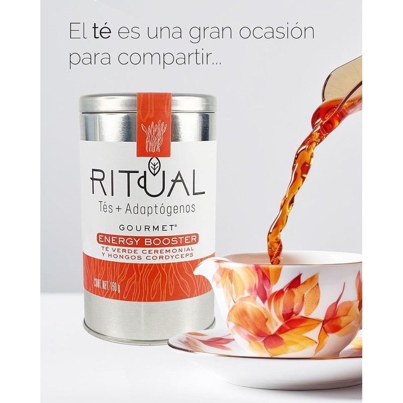 Té Verde ENERGY BOOSTER con Cordyceps – Vitalidad Natural Ritual