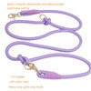 HandFree Rope Cross Body Dog Leash with Poop Bag Holder