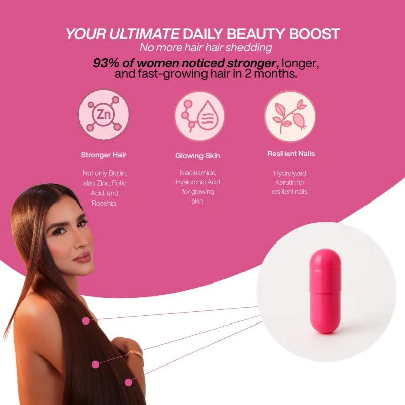 Vitamina Biotina Crecimiento Cabello Beau